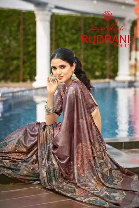 Rudrani Vol 1 By Kashvi Shine Printed Daily Wear Saree Wholesalers In Surat